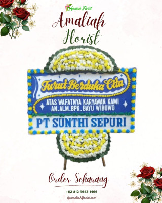 Papan Bunga Duka di Rawa Barat