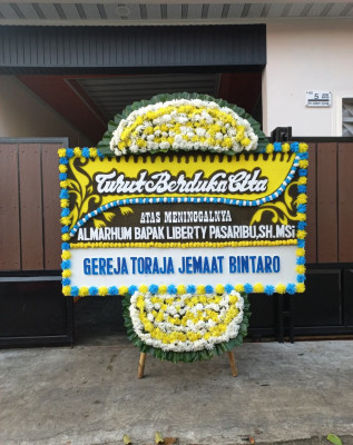 Papan Bunga Duka di Rawa Barat
