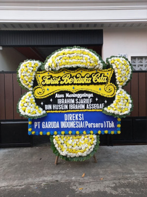 Papan Bunga Duka di Rawa Barat