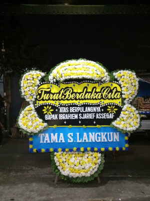 Papan Bunga Duka di Rawa Barat