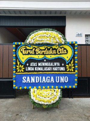 Papan Bunga Duka di Rawa Barat